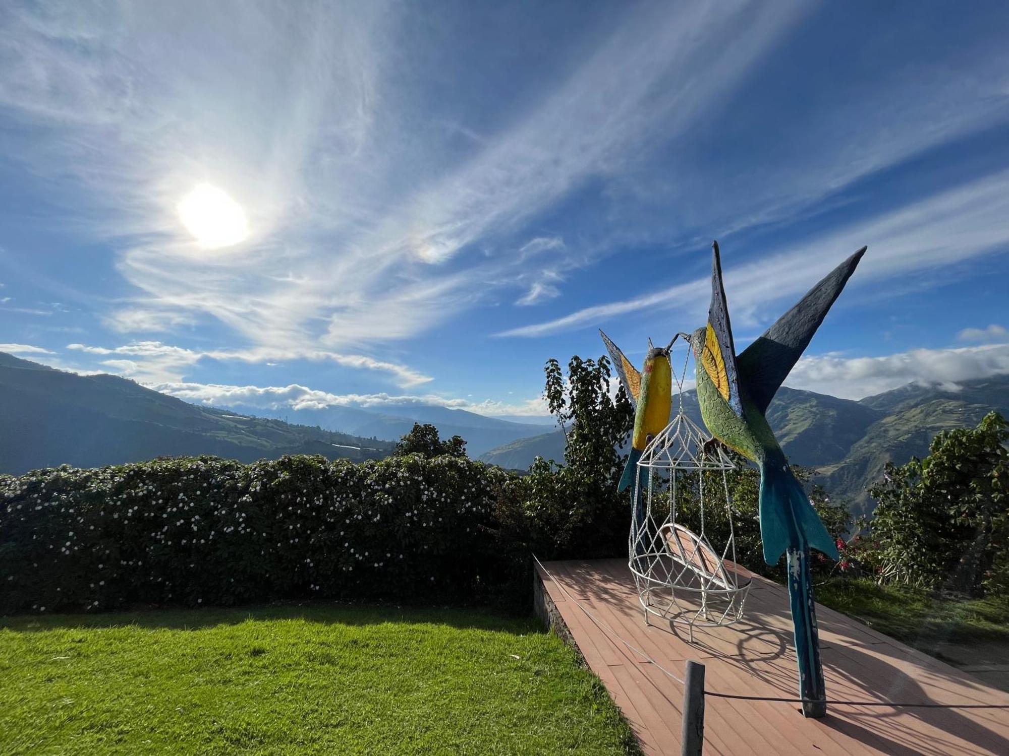 Premium Holiday Cabin - spectacular Tungurahua volcano view Baños Exterior foto